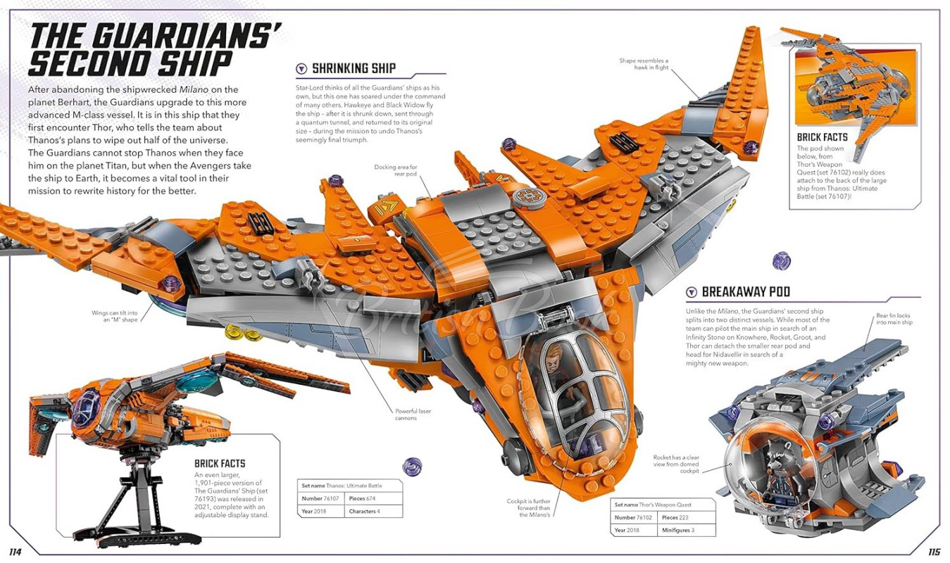 Книга LEGO Marvel Visual Dictionary зображення 5