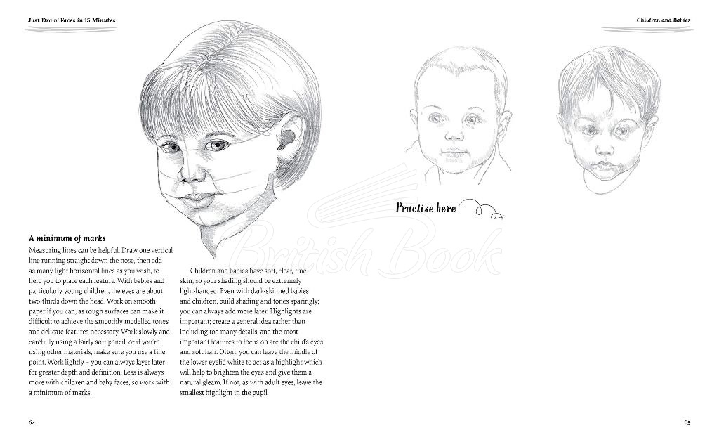 Книга Just Draw! Faces in 15 Minutes зображення 4