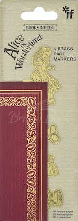 Закладка Bookminders Brass Page Markers: Alice in Wonderland изображение