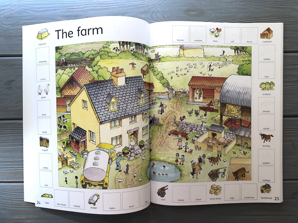 Книга First Thousand Words in English Sticker Book зображення 6