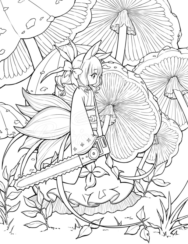 Книга Curiously Cute Manga: A Colouring Book зображення 1