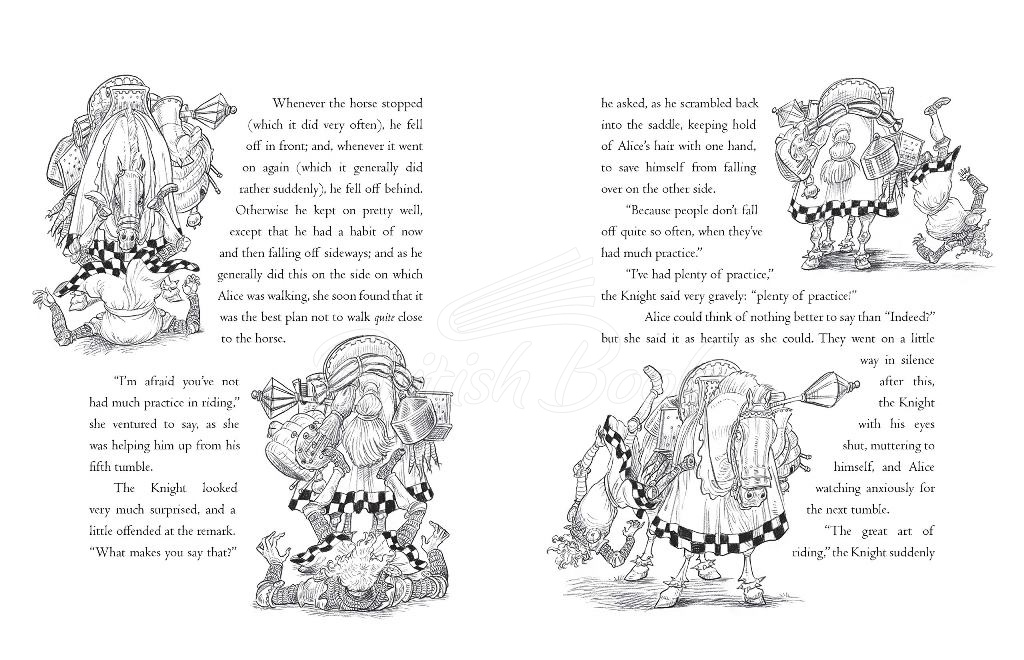 Книга Through the Looking-Glass and What Alice Found There (Illustrated by Chris Riddell) изображение 4