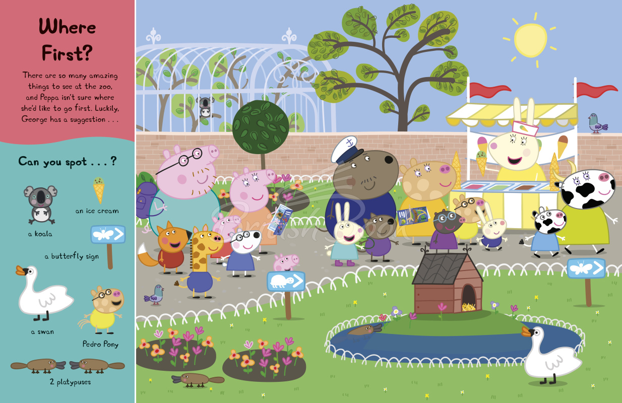 Книга Peppa Pig: Where's Peppa at the Zoo? зображення 1