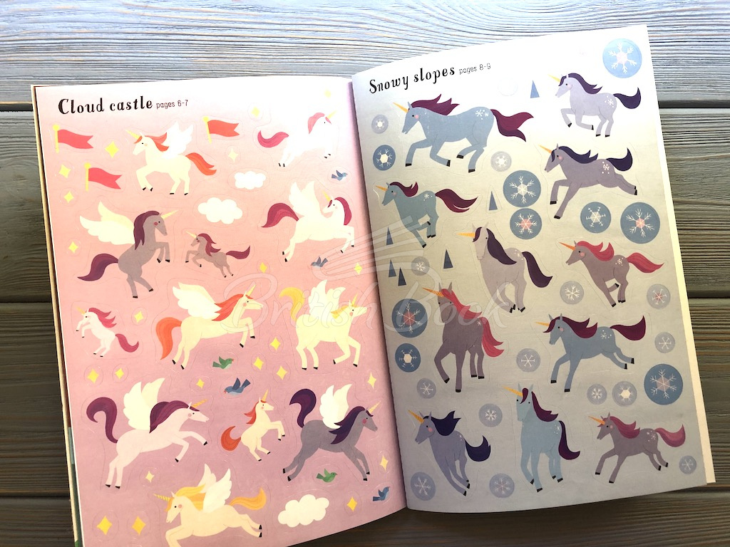 Книга Little First Stickers: Unicorns зображення 3