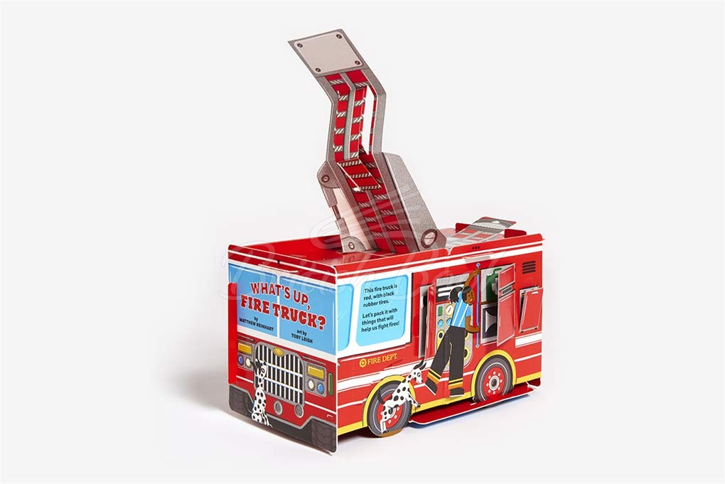Збірна модель What's Up, Fire Truck? (An Interactive Lift-the-Flap Book) зображення 6