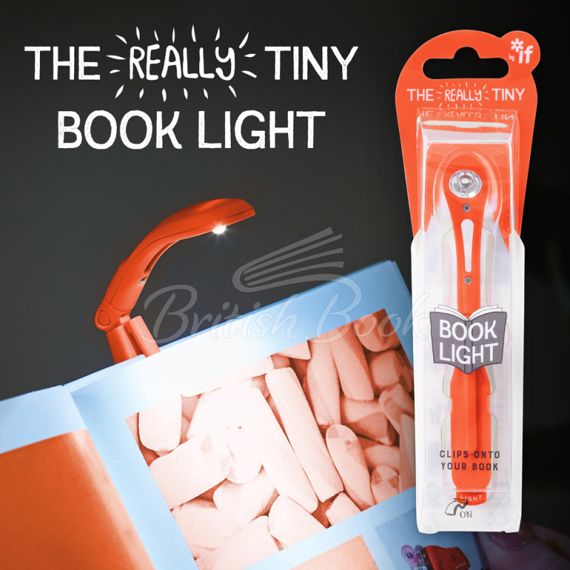 Ліхтарик для книжок The Really Tiny Book Light Orange зображення 1