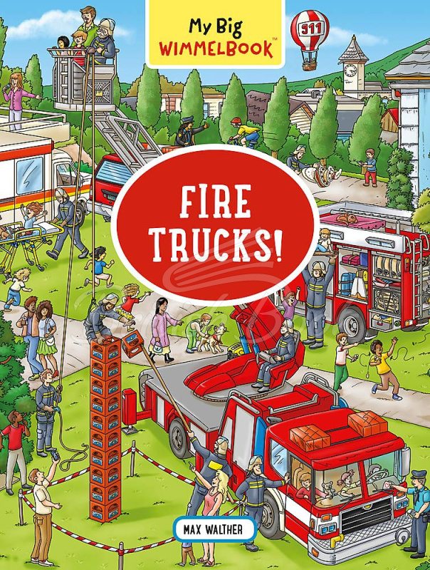 Книга My Big Wimmelbook: Fire Trucks! изображение