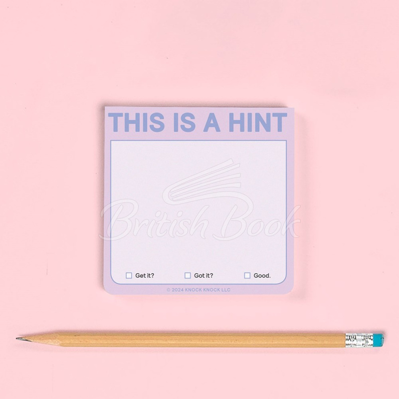 Клейкая бумага для заметок This Is a Hint Sticky Note (Pastel Version) изображение 2