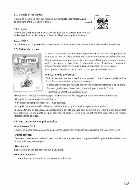 Книга для вчителя J'aime 1 Livre de professeur зображення 11