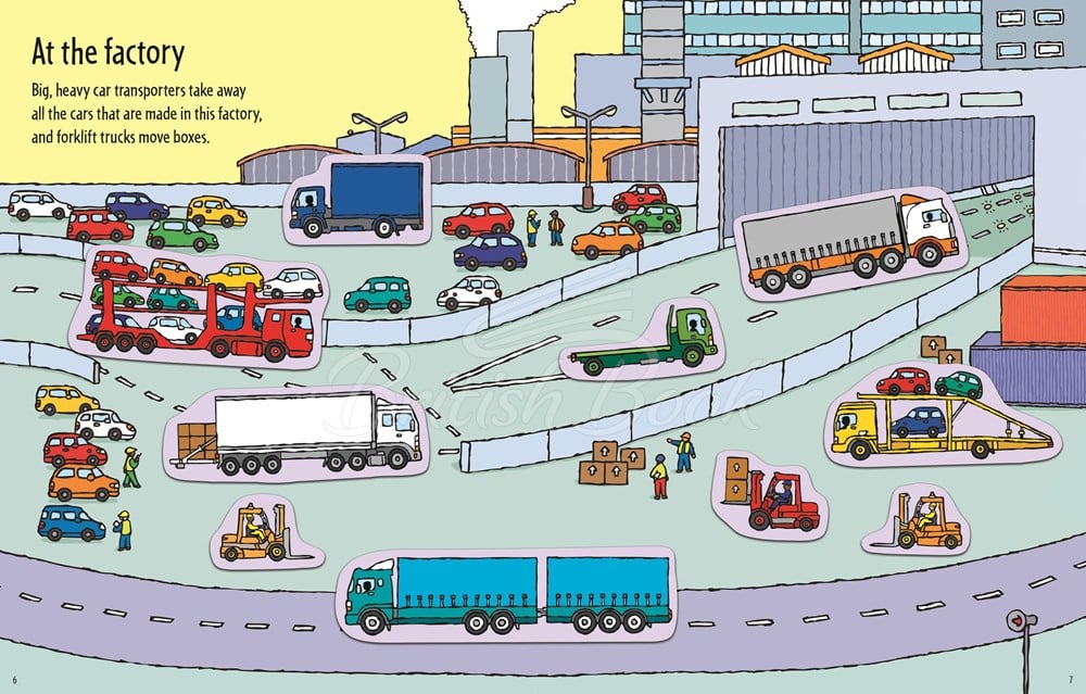 Книга First Sticker Book: Trucks зображення 2