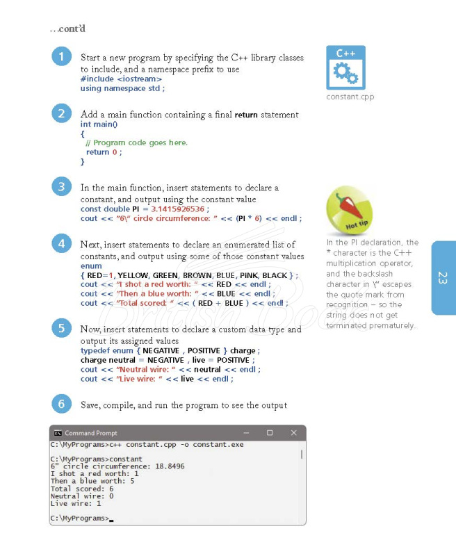 Книга C++ Programming in Easy Steps 6th Edition изображение 21