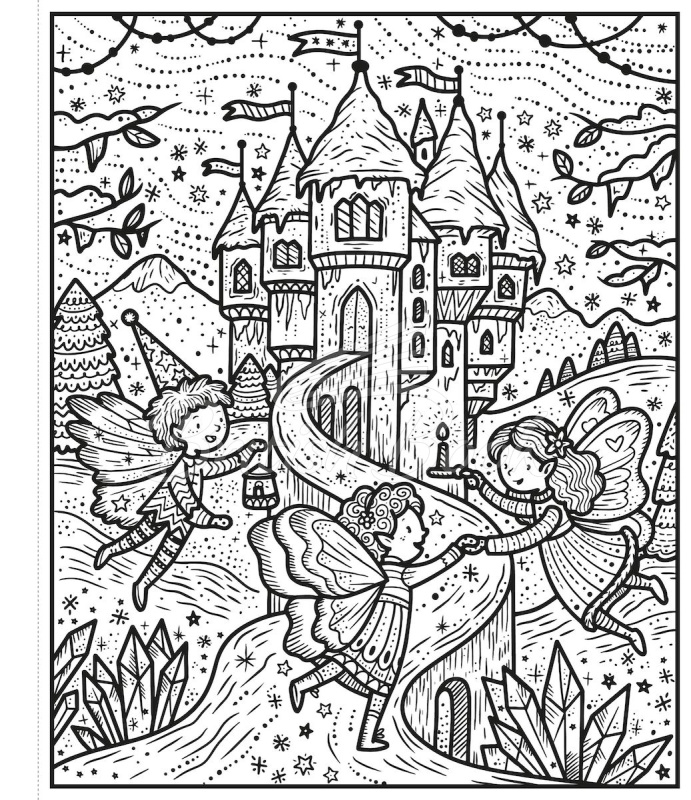 Книга Winter Wonderland Magic Painting Book зображення 2