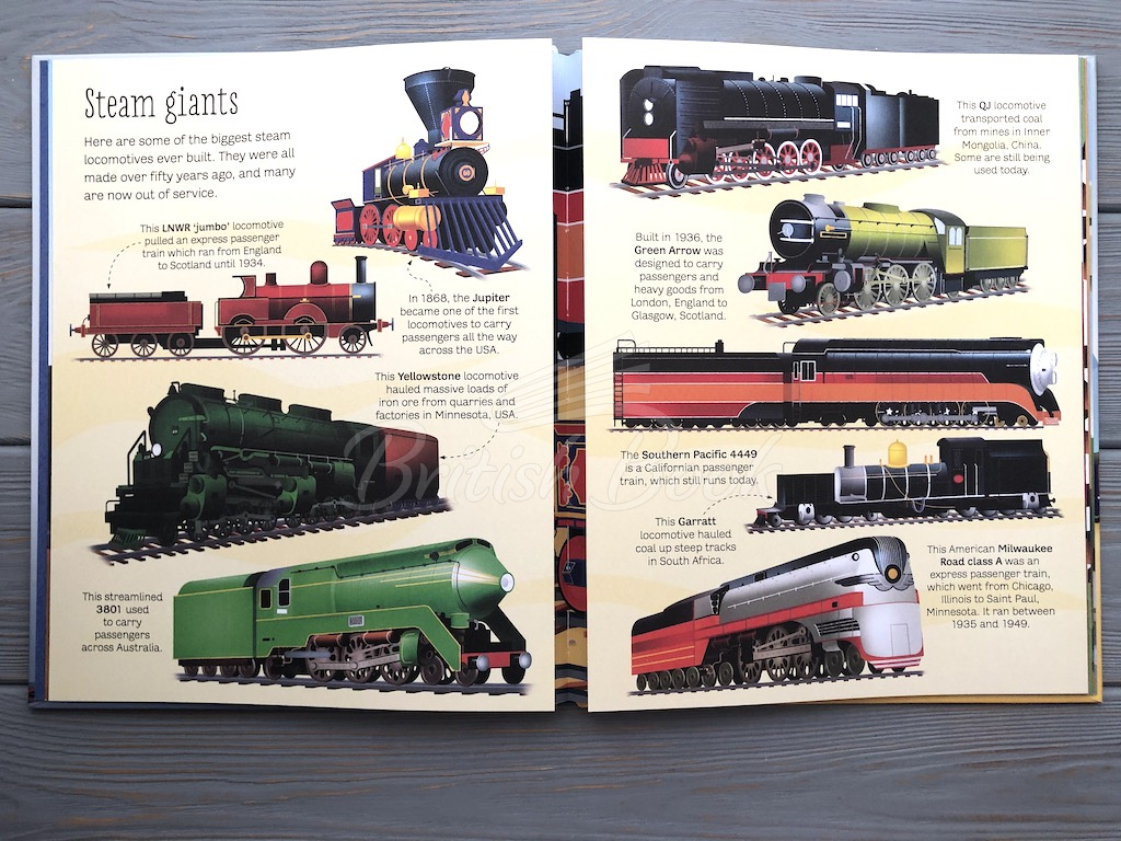 Книга Big Book of Trains зображення 8