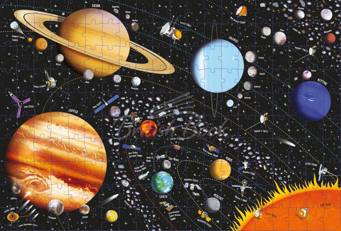Пазл Usborne Book and Jigsaw: The Solar System зображення 1