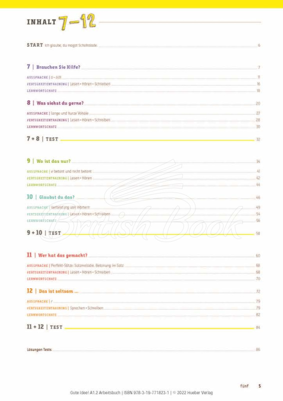 Робочий зошит Gute Idee! A1.2 Arbeitsbuch mit interaktive Version зображення 1