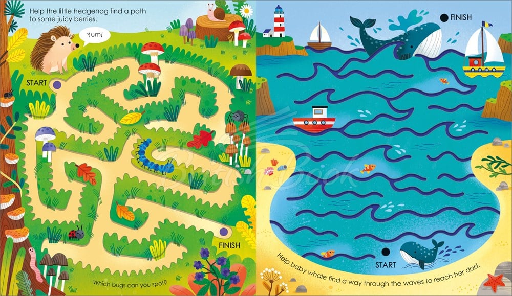 Книга Fingertrail Animal Mazes зображення 4