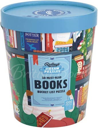 Пазл 50 Must-Read Books of the World Bucket List 1000-Piece Puzzle зображення