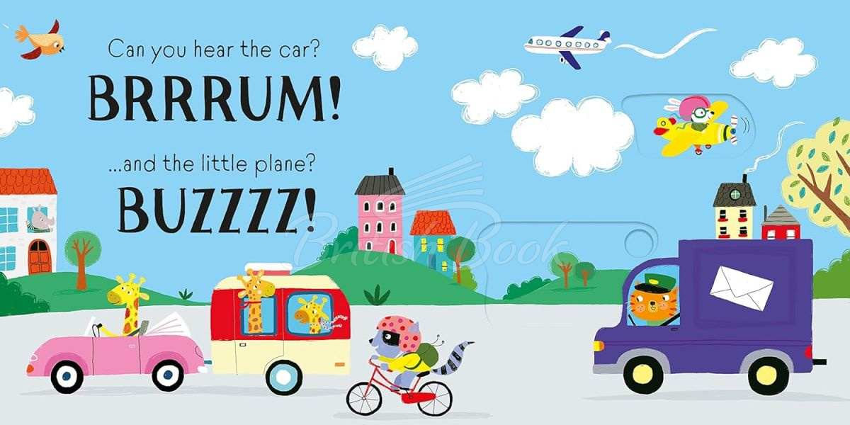 Книга Usborne Slider Sound Books: Vroom! изображение 7