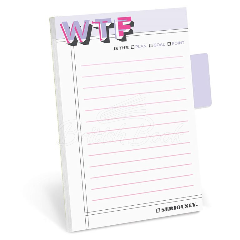Клейкий папір для нотаток WTF Sticky Note with Tabs Pad зображення 1