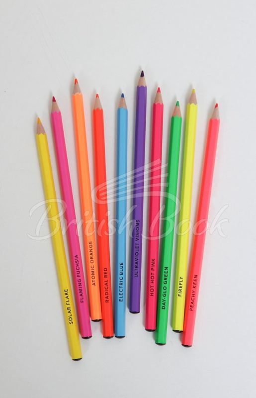 Набір Bright Ideas Neon Colored Pencils зображення 3