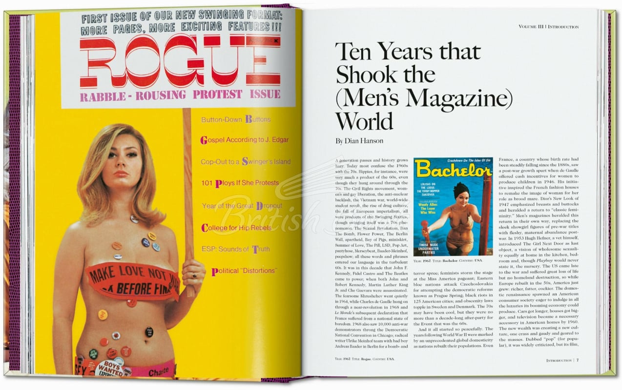 Книга Dian Hanson's: The History of Men's Magazines. Vol. 3: 1960s at the Newsstand изображение 1