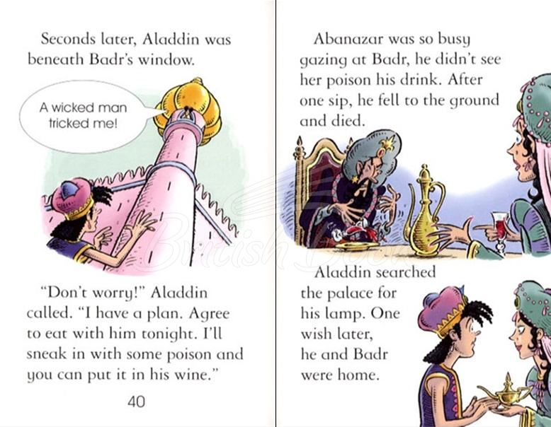 Книга Usborne Young Reading Level 1 Aladdin and his Magical Lamp изображение 1