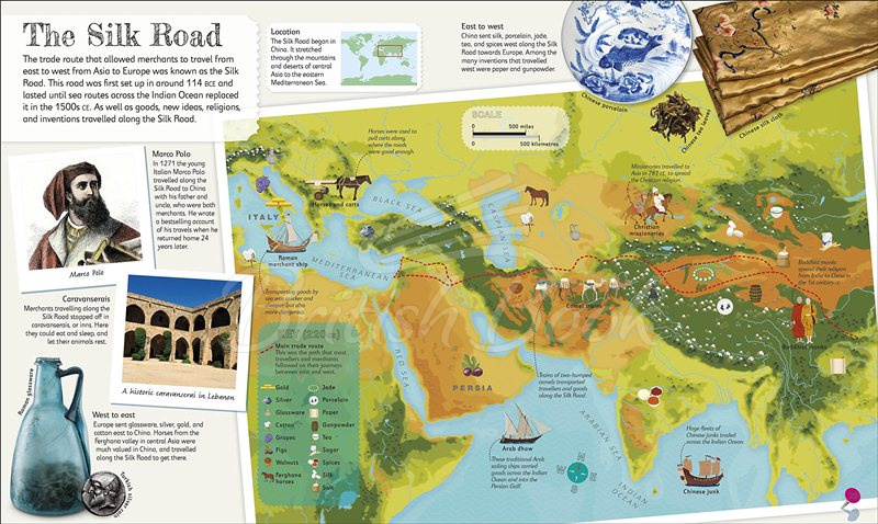 Книга Children's Illustrated History Atlas зображення 3