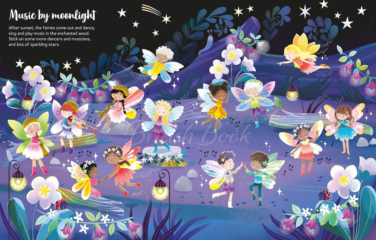 Книга First Sticker Book: Sparkly Fairies зображення 5