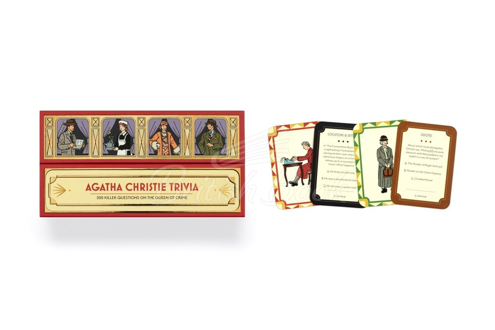 Карточная игра Agatha Christie Trivia изображение 5