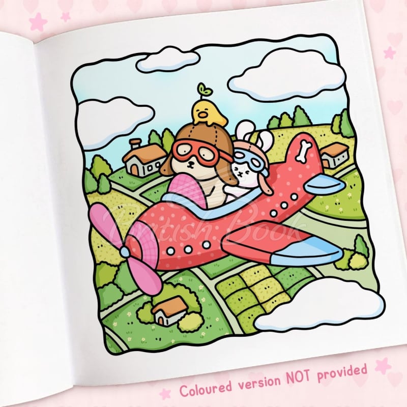 Книга Cozy Cuties: A Cute and Comfy Colouring Book изображение 3