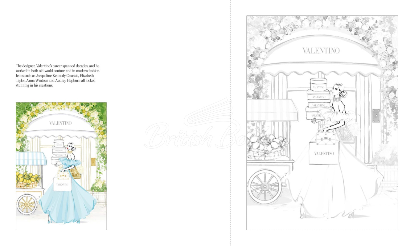 Книга The World of Fashion Colouring Book зображення 5