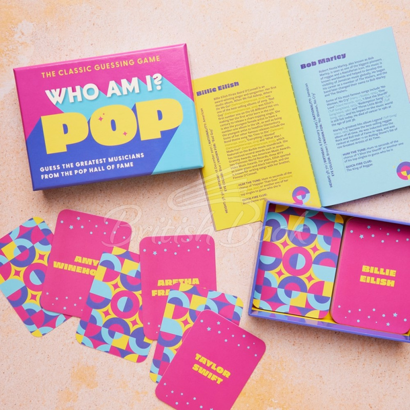 Карткова гра Who Am I? Pop: The Classic Guessing Game зображення 5