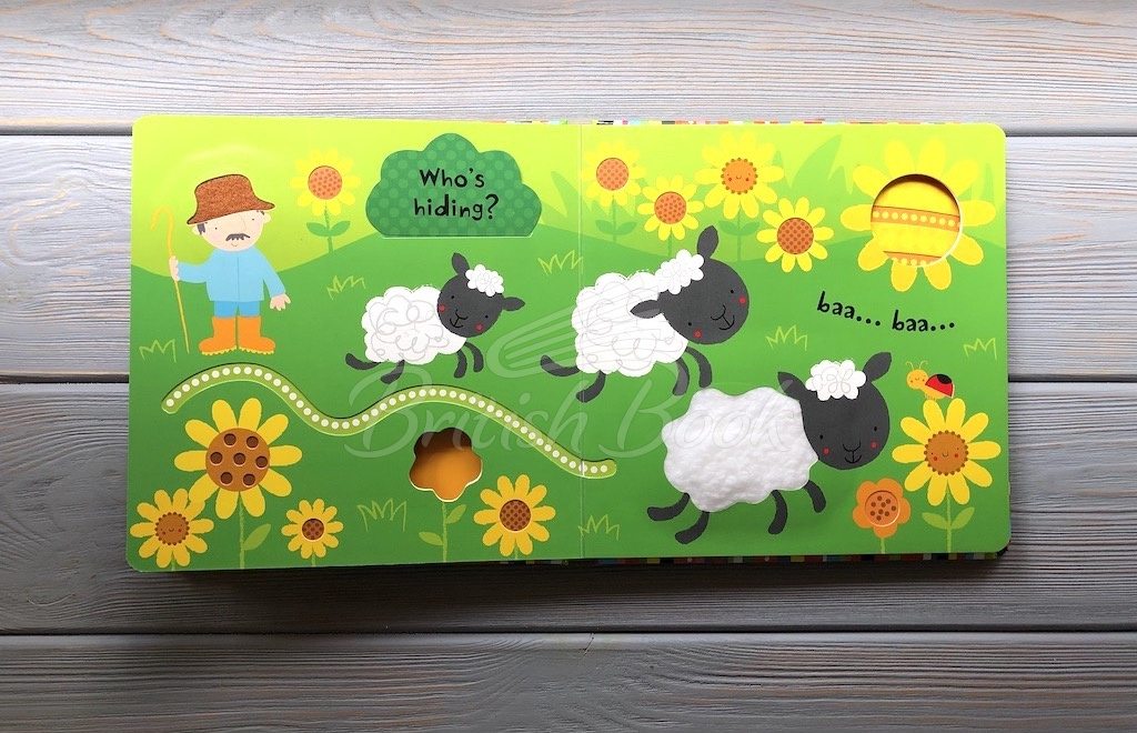 Книга Baby's Very First Touchy-Feely Farm Play Book изображение 4