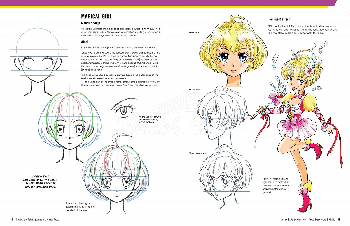 Книга Drawing and Painting Anime and Manga Faces изображение 4