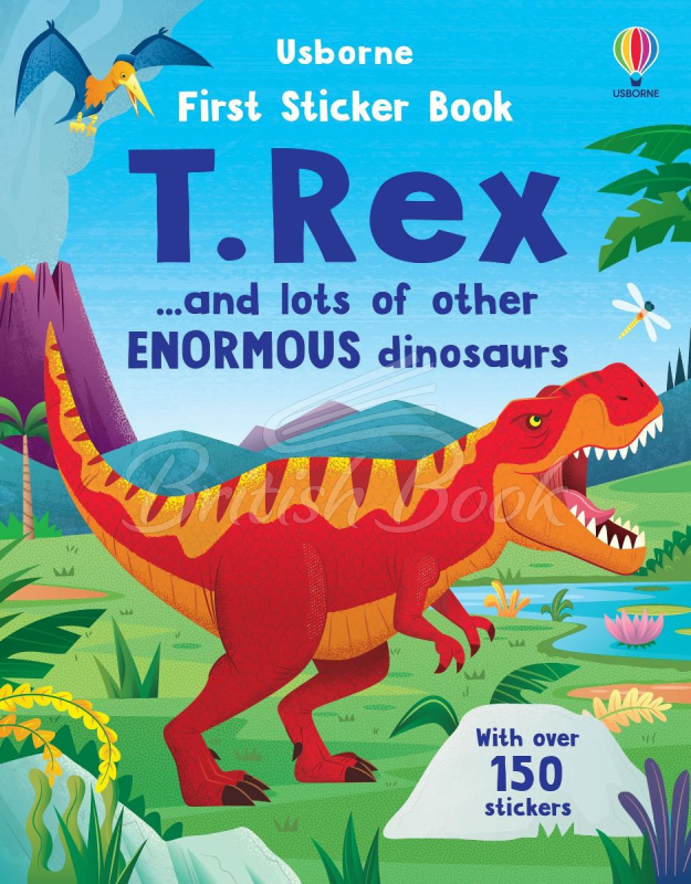 Книга First Sticker Book: T. Rex изображение
