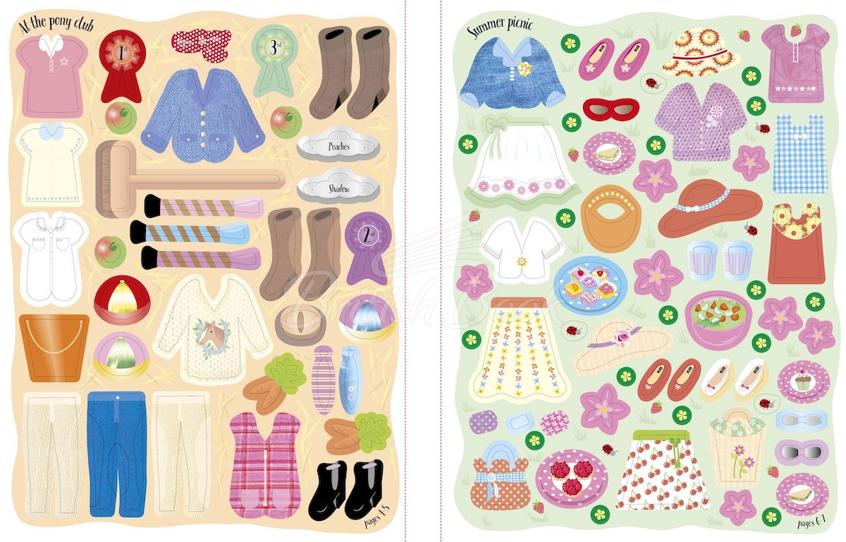 Книга Sticker Dolly Dressing: Dolls зображення 4