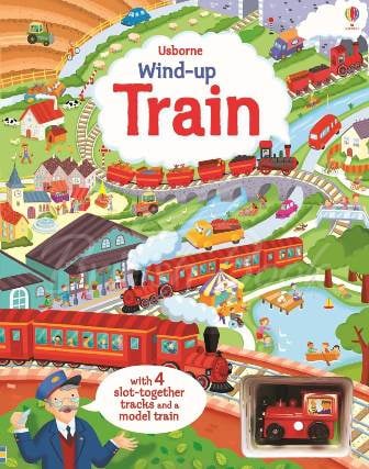 Книга Wind-up Train Book with Slot-together Tracks зображення