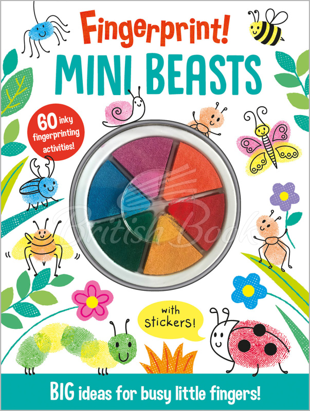 Книга Fingerprint! Mini Beasts зображення