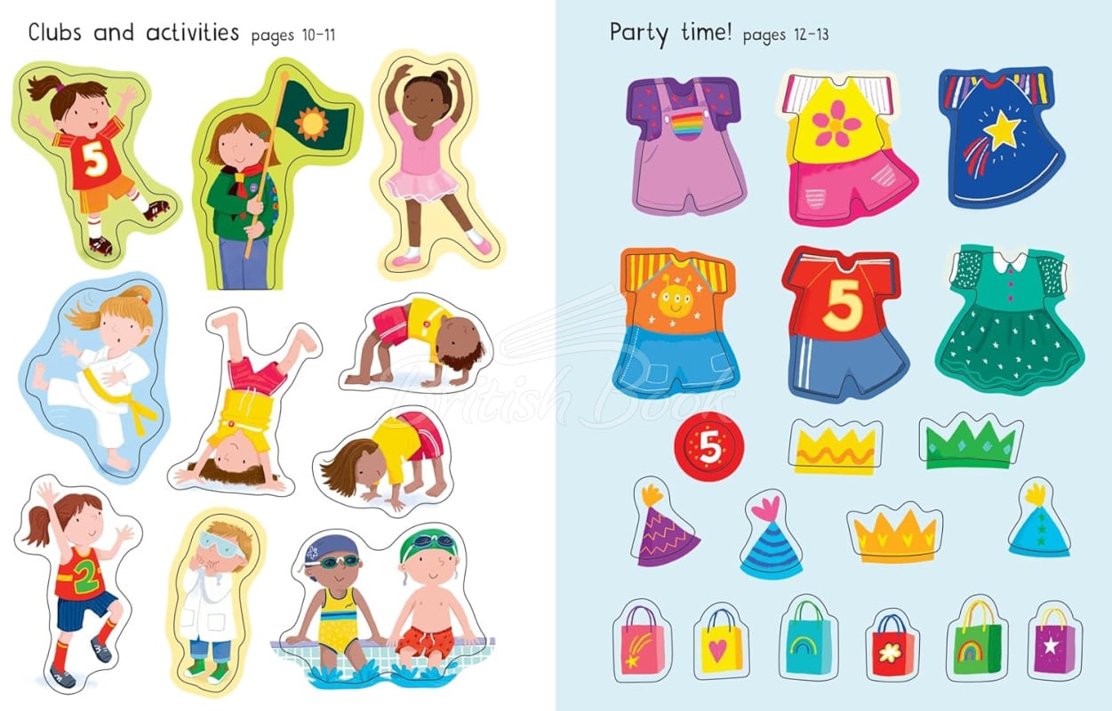 Книга First Sticker Book: Getting Dressed зображення 6