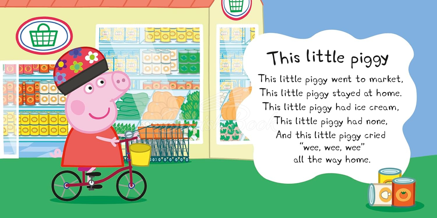 Набір книжок Peppa Pig: Bedtime Rhymes Book and Toy Gift Set зображення 2