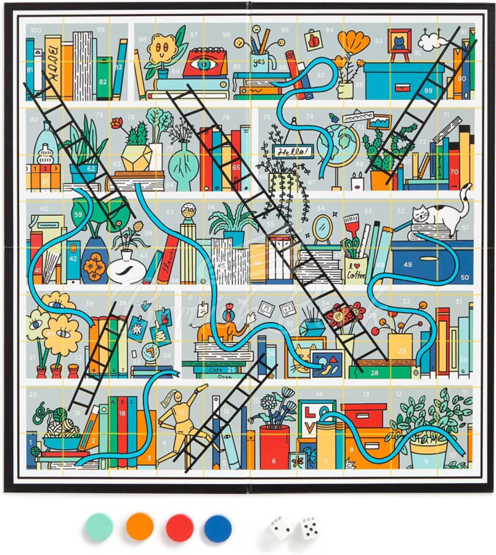 Настольная игра Books and Ladders Classic Board Game изображение 2