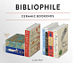Bibliophile Ceramic Bookends