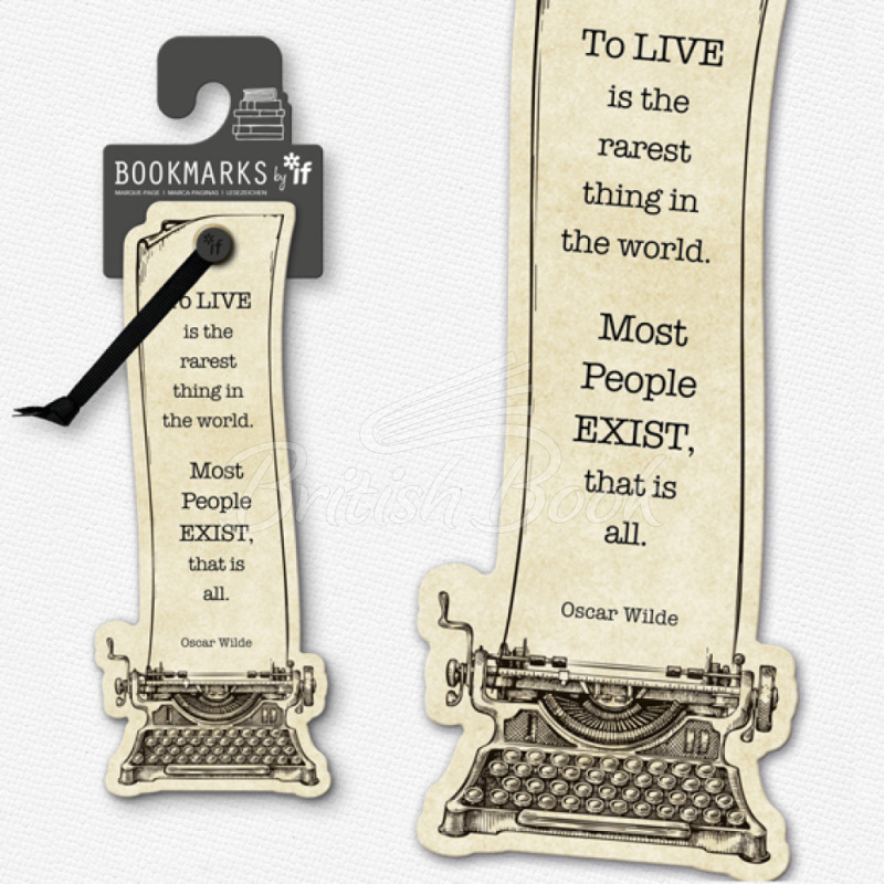 Закладка Academia Bookmarks: Typewriter изображение