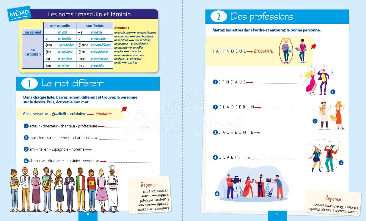 Книга 101 jeux de FLE Grammaire A1 изображение 2