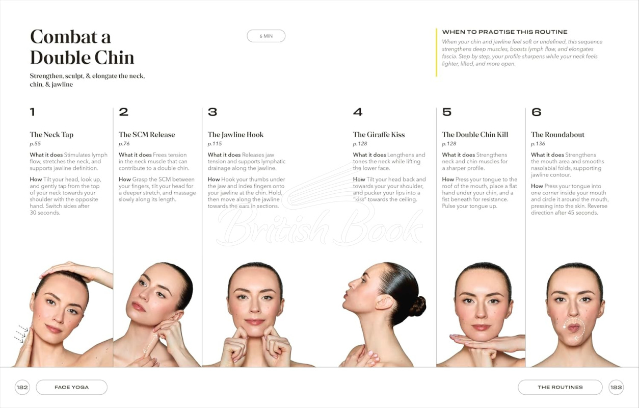 Книга Face Yoga: Sculpt, Lift & Tone in Just 10 Minutes a Day изображение 6