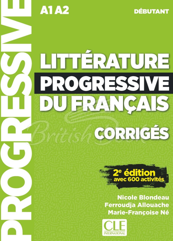 Збірник відповідей Littérature Progressive du Français 2e Édition Débutant Corrigés зображення