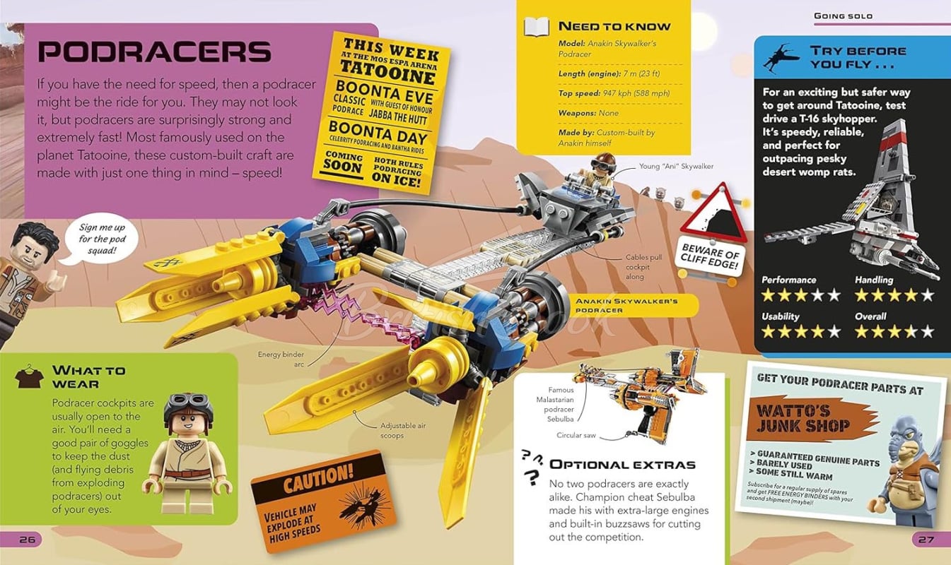 Книга LEGO Star Wars Awesome Vehicles изображение 2
