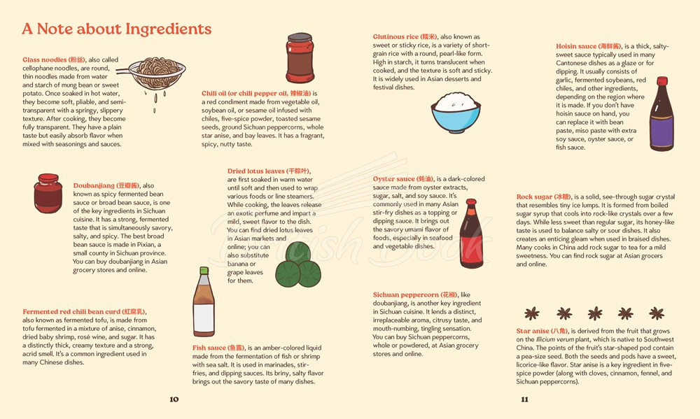 Книга Buddha Jumps Over the Wall, and Other Curiously Named Classic Chinese Dishes: Graphic Cookbook with 26 Recipes and Stories зображення 3