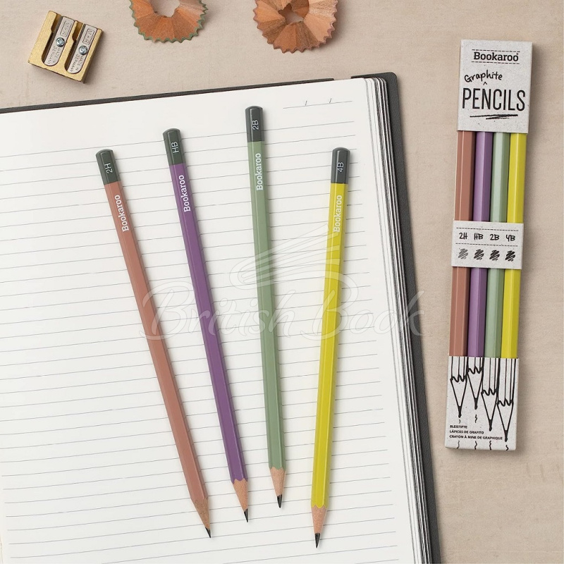 Набор Bookaroo Graphite Pencils Pastels изображение 3