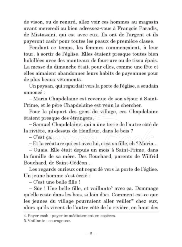 Книга Lectures en Français Facile Niveau 3 Maria Chapdelaine зображення 4